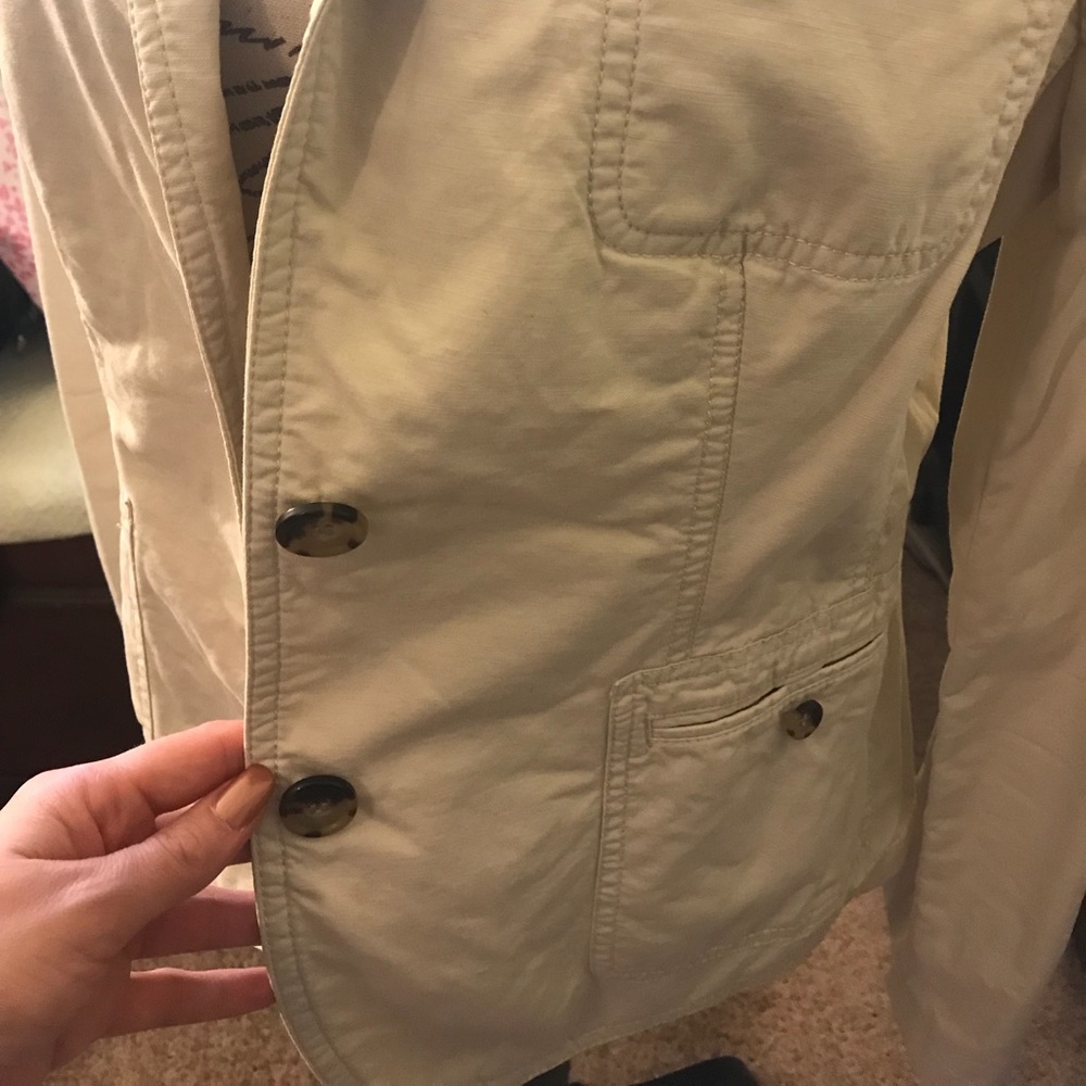 Khaki Blazer/safari jacket - Picture 3 of 7